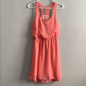 Coral dress